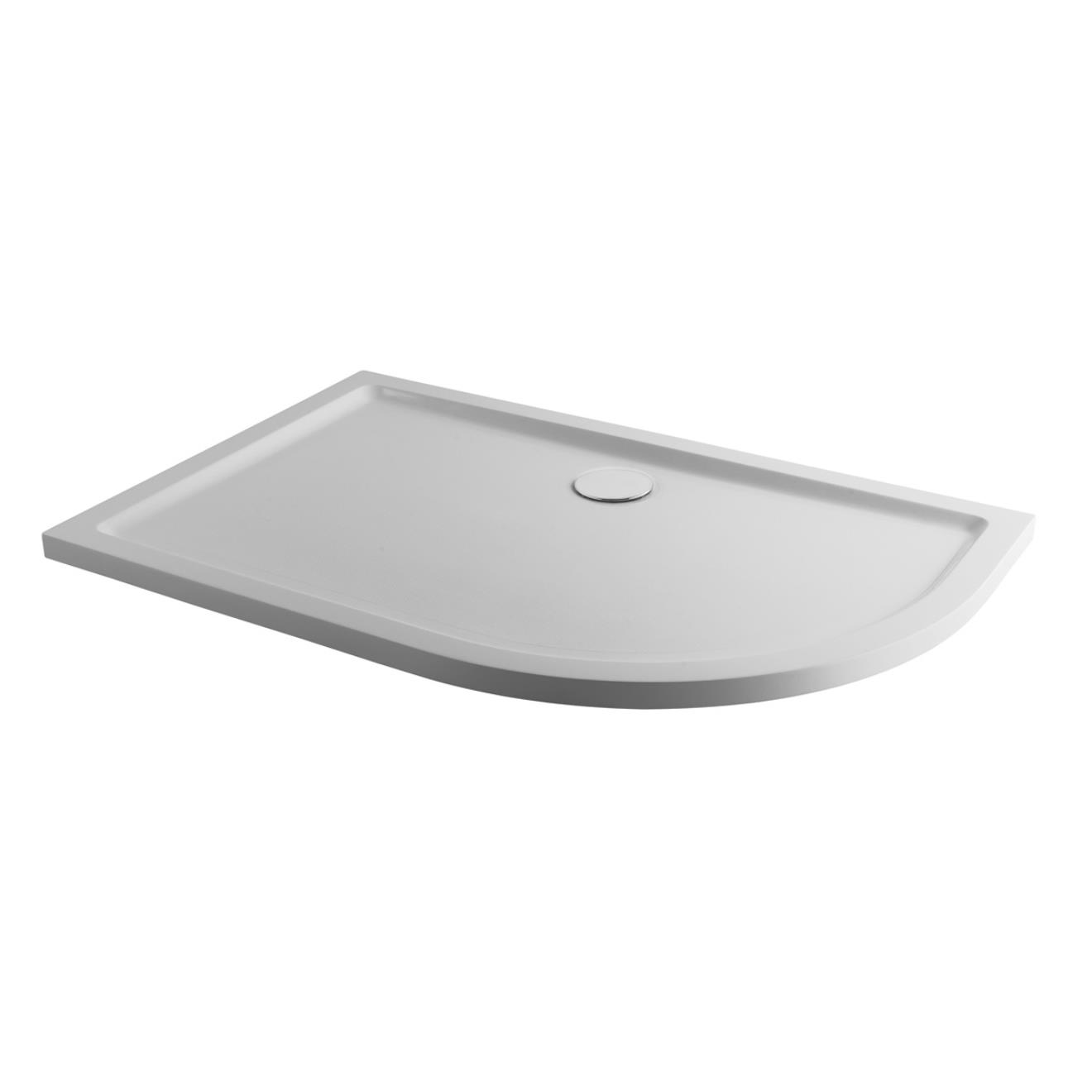Form40 Antislip Offset Quadrant Shower Tray White 1200 x 900mm Right Hand