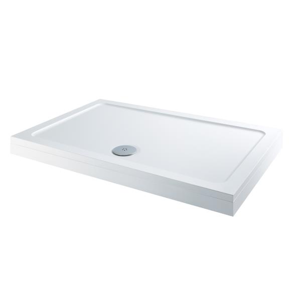 MXLPSTWH1576K MX Elements Low Profile Rectangular Shower Tray White