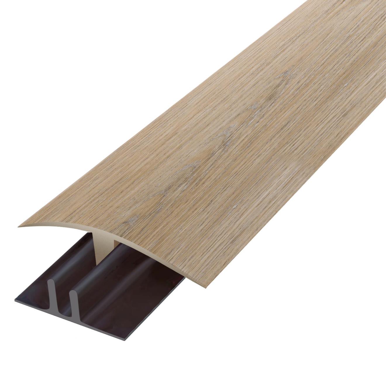 Hydro Step PVC Universal Flooring Threshold Bar Limed Oak 900mm