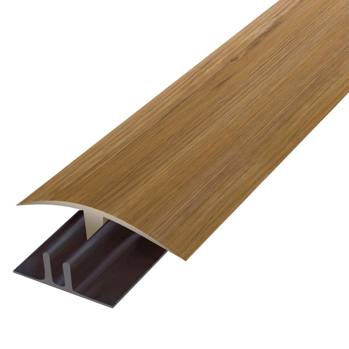 Hydro Step PVC Universal Flooring Threshold Bar Medium Oak 900mm