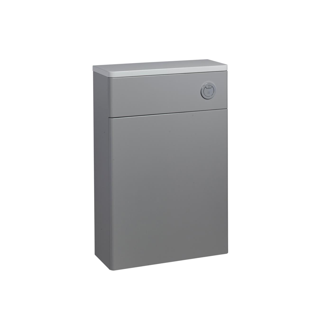 Compass Back To Wall Toilet Unit Light Grey Gloss 570mm