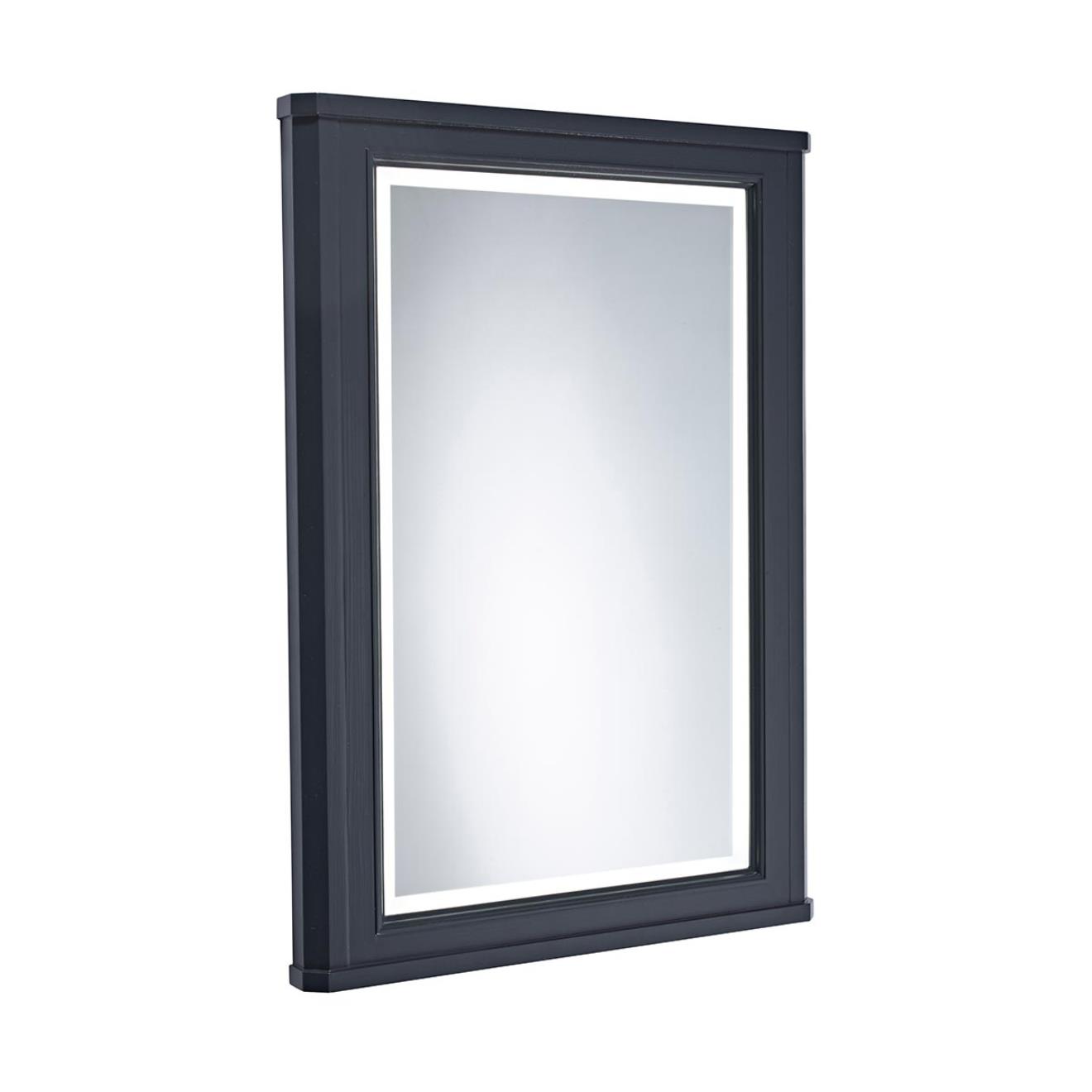 Vitoria Illuminated Mirror & Frame Matt Dark Grey 556 x 790mm