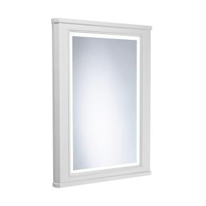 Vitoria Illuminated Mirror & Frame Linen White 556 x 790mm